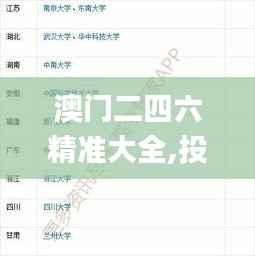 澳门二四六精准大全,投资利润率_灵徒境SRL937.57