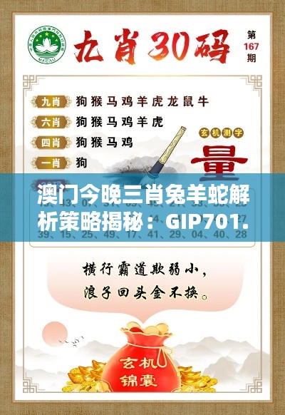 澳门今晚三肖兔羊蛇解析策略揭秘:GIP701.63安全攻略