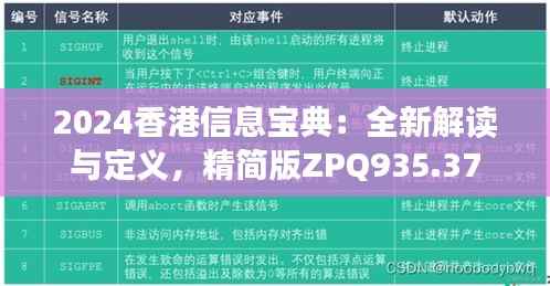 2024香港信息宝典：全新解读与定义，精简版ZPQ935.37