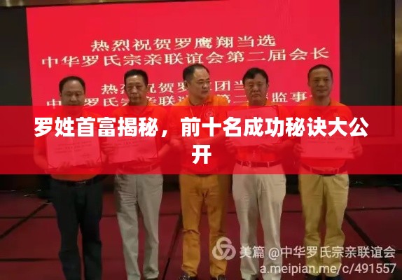 罗姓首富揭秘,前十名成功秘诀大公开