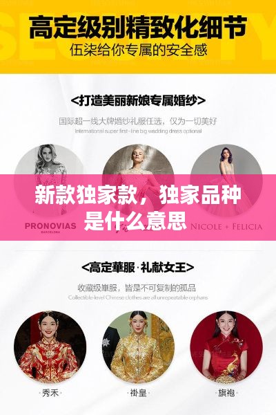 新款独家款,独家品种是什么意思